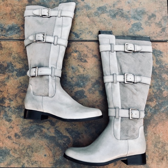 Cole Haan Shoes - • Cole Han suede/leather buckle boots •
